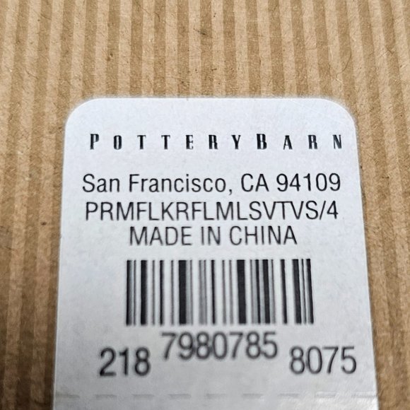 Pottery Barn Set of 4 Flicker Candles Flameless in Original Box Home Decor - Picture 7 of 8